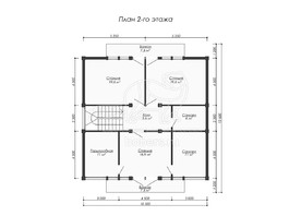 3d проект ДФ012 - планировка 2 этажа</div>