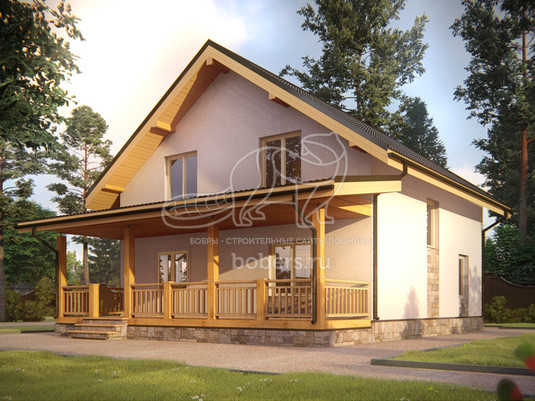 3d проект ДГ001 - вид спереди