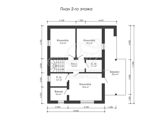 3d проект ДГ003 - планировка 2 этажа</div>