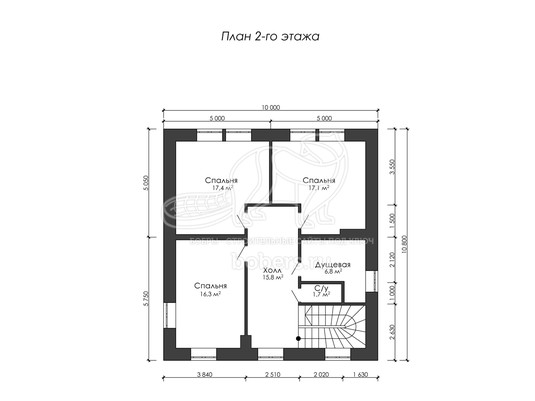 3d проект ДГ005 - планировка 2 этажа</div>