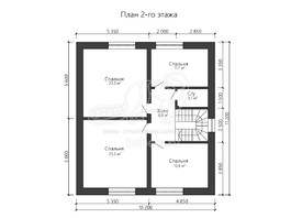 3d проект ДГ011 - планировка 2 этажа</div>