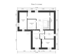 3d проект ДГ019 - планировка 2 этажа</div>