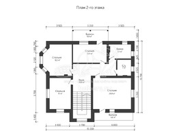 3d проект ДГ020 - планировка 2 этажа</div>