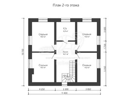 3d проект ДГ026 - планировка 2 этажа</div>