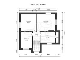 3d проект ДГ031 - планировка 2 этажа</div>
