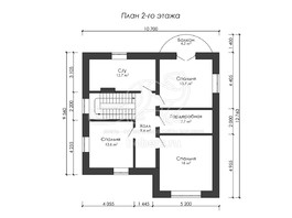 3d проект ДГ044 - планировка 2 этажа</div>