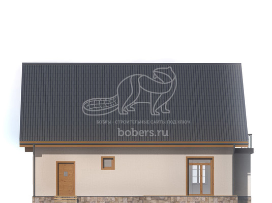 3d проект ДГ047 - фасад 3