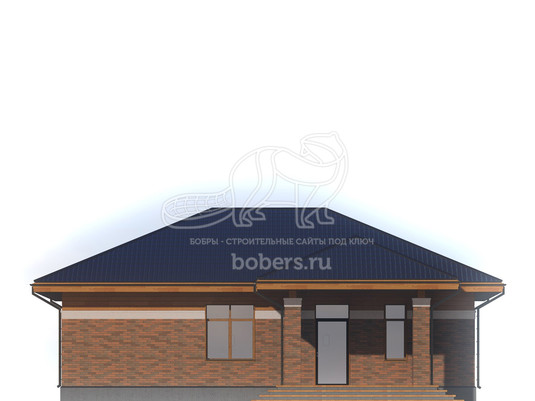 3d проект ДГ053 - фасад 1