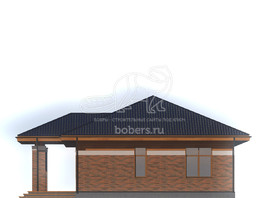 3d проект ДГ053 - фасад 2