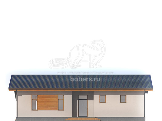 3d проект ДГ055 - фасад 3