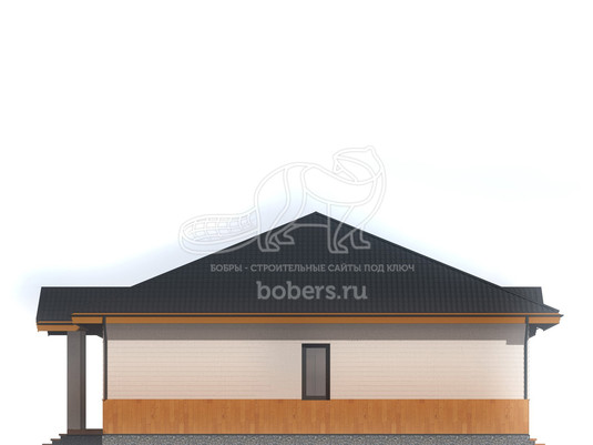 3d проект ДГ057 - фасад 2