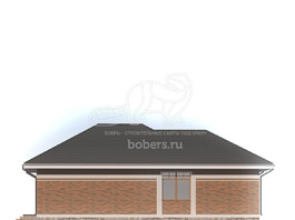 3d проект ДГ058 - фасад 3