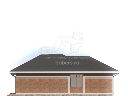 3d проект ДГ058 - фасад 3