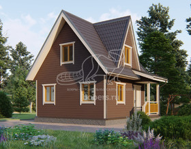 Готовый 3d проект ДК004 в коричневой расцветке</div>