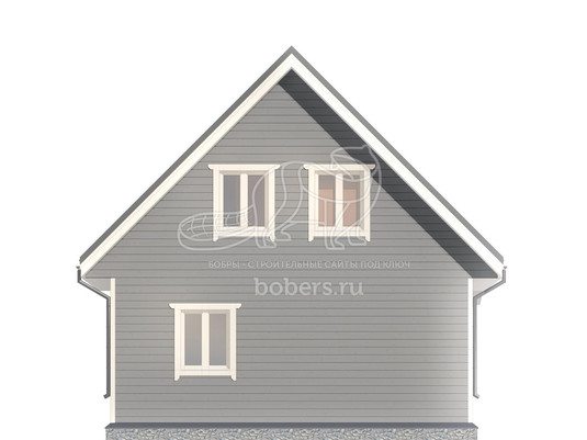3d проект ДК015 - фасад 3