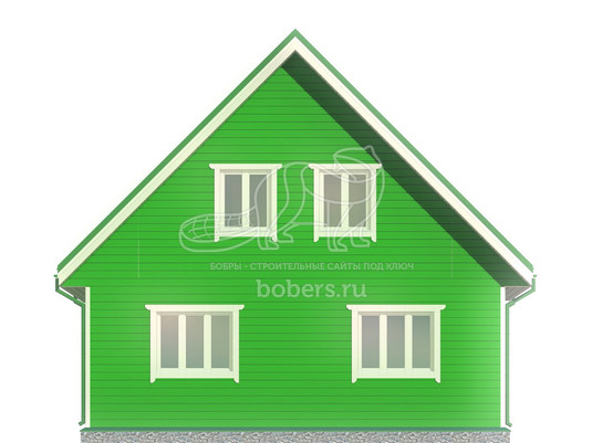3d проект ДК033 - фасад 3