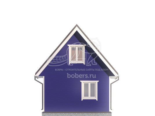 3d проект ДК036 - фасад 3