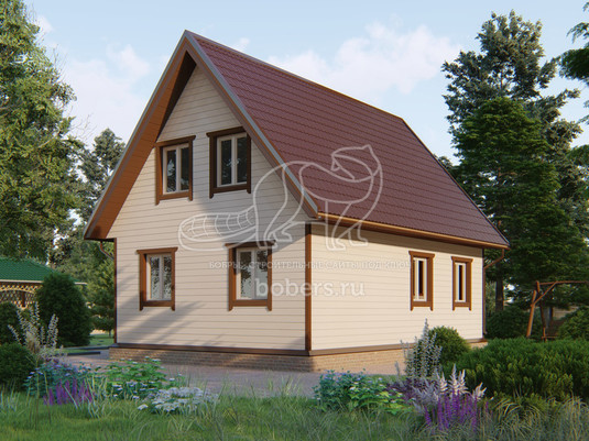 3d проект ДК038 - вид сзади