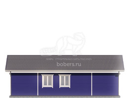 3d проект ДК003 - фасад 3