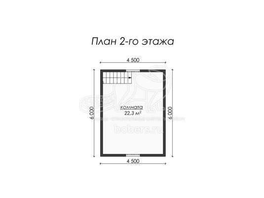 3d проект ДК047 - планировка 2 этажа</div>