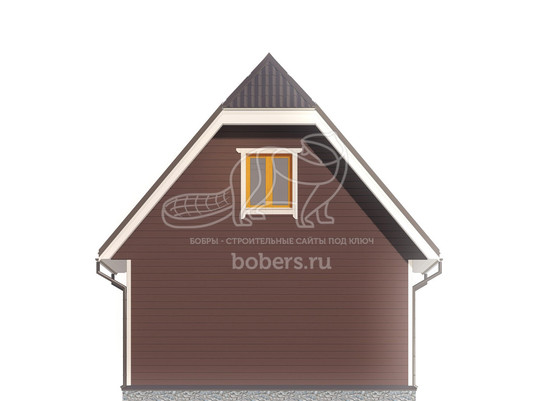 3d проект ДК050 - фасад 3