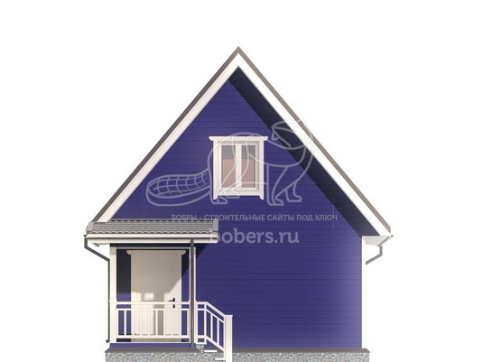3d проект ДК056 - фасад 1