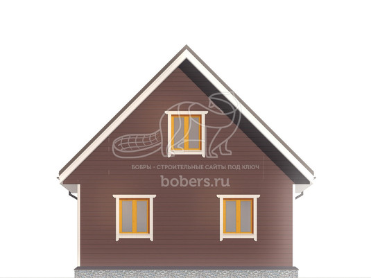 3d проект ДК060 - фасад 3