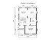 3d проект ДК063 - планировка 1 этажа (превью)