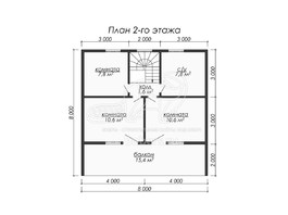 3d проект ДК066 - планировка 2 этажа</div>
