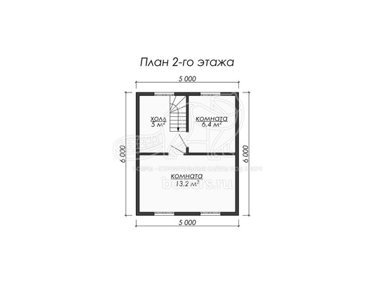 3d проект ДК069 - планировка 2 этажа</div>