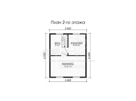 3d проект ДК069 - планировка 2 этажа