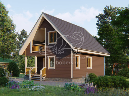 3d проект ДК070 - вид сзади