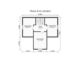 3d проект ДК071 - планировка 2 этажа</div>