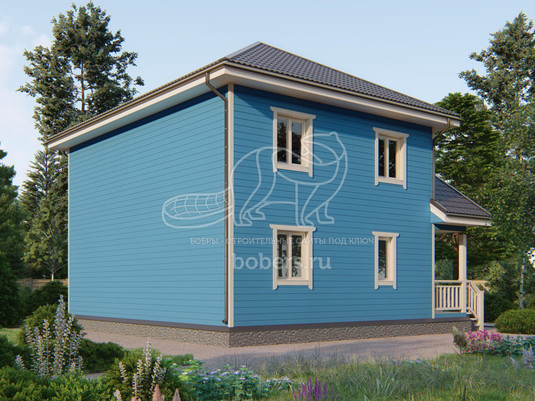 3d проект ДК074 - вид сзади