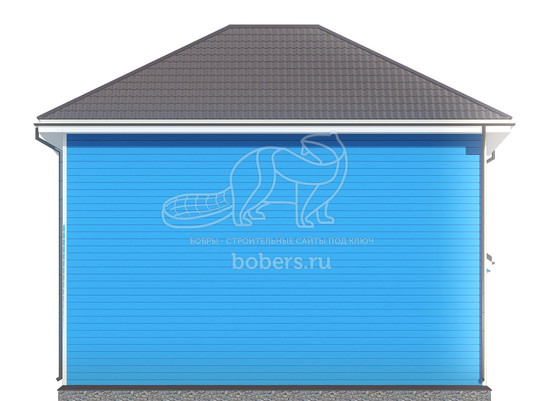 3d проект ДК074 - фасад 3