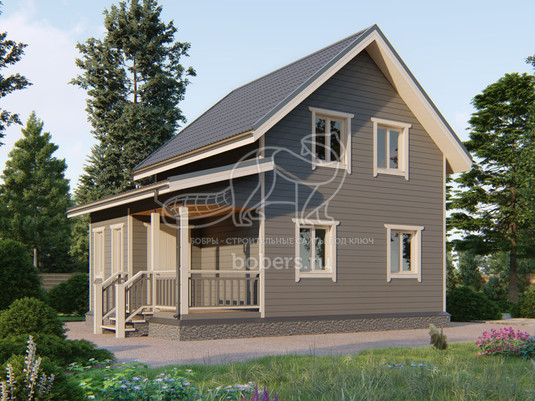 3d проект ДК075 - вид спереди
