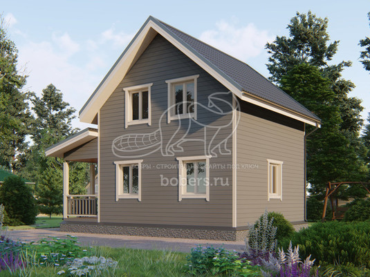 3d проект ДК075 - вид сзади
