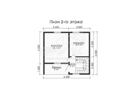 3d проект ДК078 - планировка 2 этажа</div>