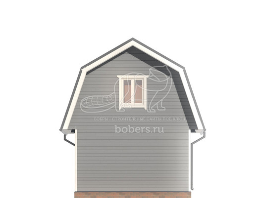 3d проект ДК085 - фасад 3