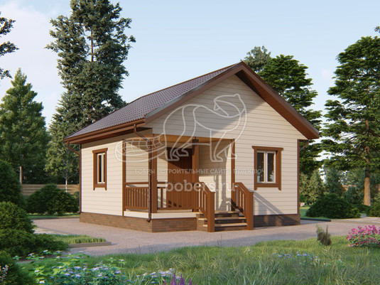 3d проект ДК088 - первый вид