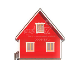 3d проект ДК091 - фасад 1