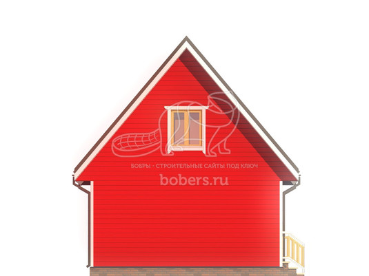 3d проект ДК091 - фасад 3