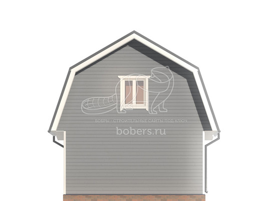 3d проект ДК105 - фасад 3