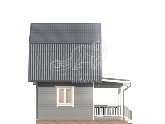 3d проект ДК105 - фасад 4</div>