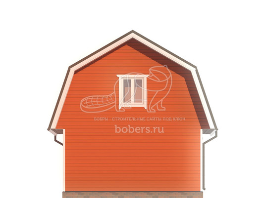 3d проект ДК107 - фасад 3