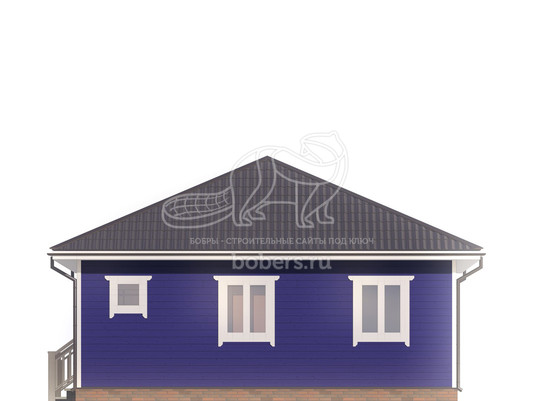 3d проект ДК116 - фасад 2