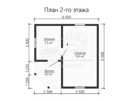 3d проект ДК121 - планировка 2 этажа</div>