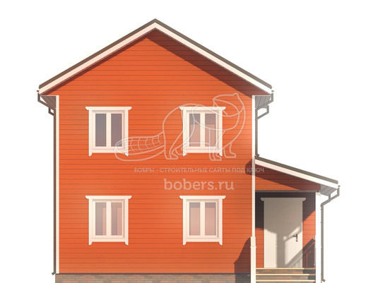 3d проект ДК127 - фасад 1