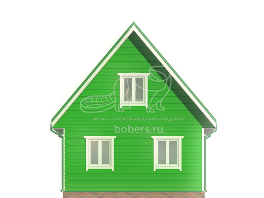 3d проект ДК133 - фасад 3