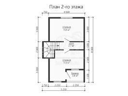 3d проект ДК142 - планировка 2 этажа